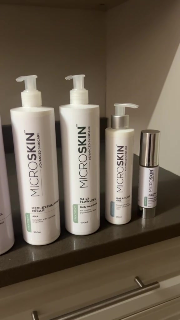 MicroSkin professional back-bar products